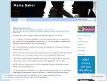 Tablet Screenshot of mamabaker.wordpress.com