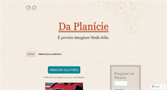 Desktop Screenshot of daplanicie.wordpress.com