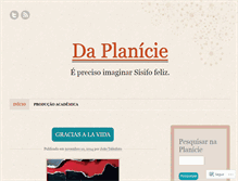 Tablet Screenshot of daplanicie.wordpress.com