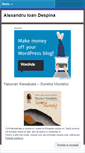 Mobile Screenshot of ioanalexandru.wordpress.com
