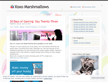 Tablet Screenshot of marshmallowcats.wordpress.com
