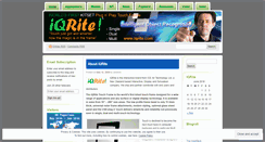 Desktop Screenshot of iqrite.wordpress.com