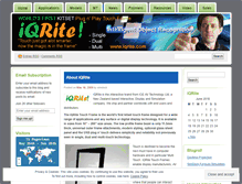 Tablet Screenshot of iqrite.wordpress.com