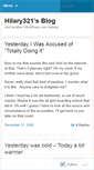 Mobile Screenshot of hilary321.wordpress.com