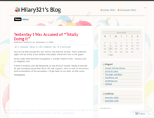 Tablet Screenshot of hilary321.wordpress.com