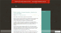 Desktop Screenshot of fraudecursosceoe.wordpress.com