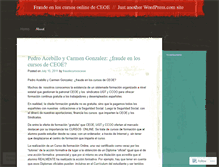 Tablet Screenshot of fraudecursosceoe.wordpress.com