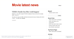 Desktop Screenshot of movielatestnews.wordpress.com
