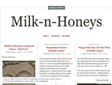 Tablet Screenshot of milknhoneys.wordpress.com