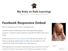 Tablet Screenshot of myrailslearnings.wordpress.com