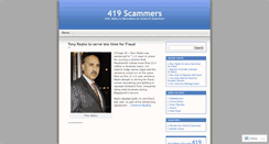 Desktop Screenshot of 419scammers.wordpress.com