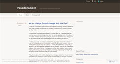Desktop Screenshot of pasadenahiker.wordpress.com