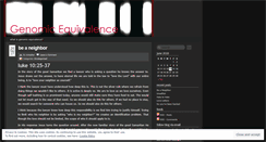 Desktop Screenshot of geneq.wordpress.com