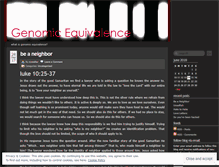 Tablet Screenshot of geneq.wordpress.com