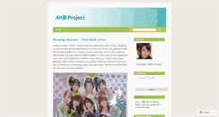 Desktop Screenshot of akbproject.wordpress.com