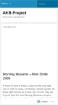 Mobile Screenshot of akbproject.wordpress.com
