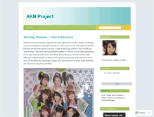 Tablet Screenshot of akbproject.wordpress.com