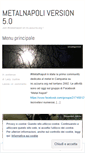 Mobile Screenshot of metalnapoli.wordpress.com