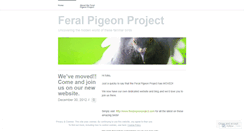 Desktop Screenshot of feralpigeonproject.wordpress.com