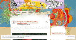 Desktop Screenshot of mtairyvillage.wordpress.com