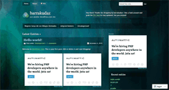 Desktop Screenshot of barrakudaz.wordpress.com