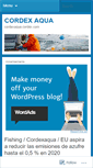 Mobile Screenshot of cordexaqua.wordpress.com
