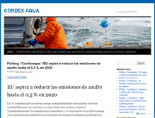 Tablet Screenshot of cordexaqua.wordpress.com
