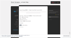 Desktop Screenshot of musicsynapse.wordpress.com