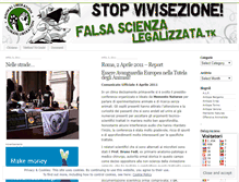 Tablet Screenshot of falsascienzalegalizzata.wordpress.com