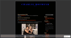 Desktop Screenshot of charliehofmeyr.wordpress.com