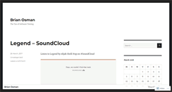 Desktop Screenshot of bjosman.wordpress.com