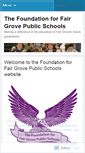 Mobile Screenshot of fgfoundation.wordpress.com