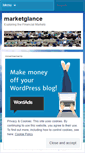 Mobile Screenshot of marketglance.wordpress.com
