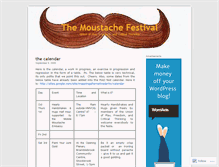 Tablet Screenshot of derbymoustache.wordpress.com