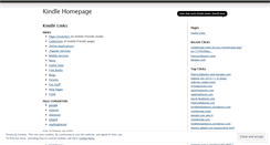 Desktop Screenshot of kindlehome.wordpress.com