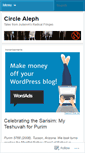 Mobile Screenshot of circlealeph.wordpress.com
