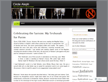 Tablet Screenshot of circlealeph.wordpress.com