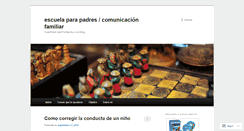 Desktop Screenshot of comunicacionfamiliar.wordpress.com