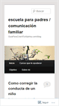 Mobile Screenshot of comunicacionfamiliar.wordpress.com