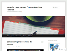 Tablet Screenshot of comunicacionfamiliar.wordpress.com