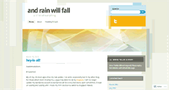 Desktop Screenshot of andrainwillfall.wordpress.com