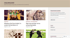 Desktop Screenshot of colinon.wordpress.com