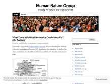 Tablet Screenshot of humannaturegroup.wordpress.com