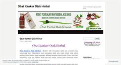 Desktop Screenshot of obatkankerotakherbalweb.wordpress.com