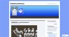 Desktop Screenshot of adaptingsideways.wordpress.com