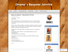 Tablet Screenshot of dinamosbasquete.wordpress.com