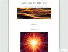 Tablet Screenshot of dancinginthetao.wordpress.com