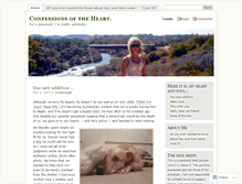 Tablet Screenshot of confessionsoftheheart.wordpress.com