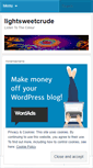Mobile Screenshot of lightsweetcrudemusic.wordpress.com
