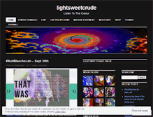 Tablet Screenshot of lightsweetcrudemusic.wordpress.com